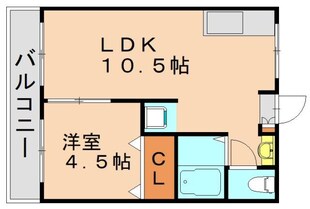 カレッジライフイシモトの物件間取画像